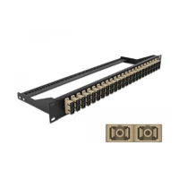 Patch Panel, Rack montierbar, SC Duplex MM X 24