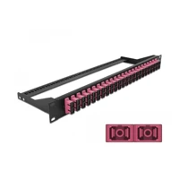 Patch Panel, Rack montierbar, SC Duplex MM X 24