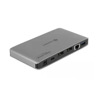 Dockingstation, Thunderbolt 3-2x DP, GigE