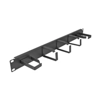 Kabelmanagement, mit 5 Metallhaken (2x