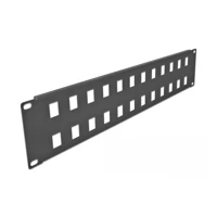 Patchpanel (Blindblech), Snap-In Montage, Rack
