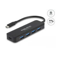 Hub, 4x USB 3.2 Gen 1 + 1x USB-C