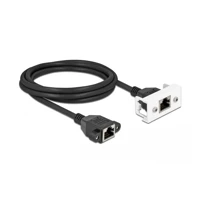 Netzwerkkabel, RJ-45 Buchse mit Muttern zu RJ-45 Buchse