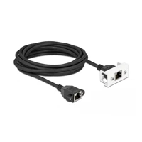 Netzwerkkabel, RJ-45 Buchse mit Muttern zu RJ-45 Buchse
