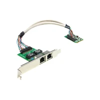 MiniPCIe I/O PCIe full size 2x Gigabit LAN -