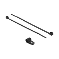 Kabelbinder-Kit, 15cm, Schwarz