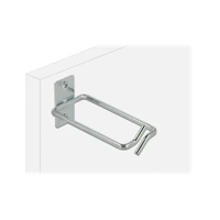 Cable bracket 80x40mm with mounting plate metal