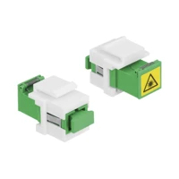Modularer Einschub (Kopplung), SC SM, weiß, grün