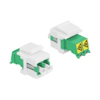 Modularer Einschub (Kopplung), LC SM X 2, weiß