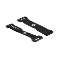 Klettverschluss-Cinchkabelbinder, 15cm, Schwarz