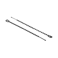 DeLock Kabelbinder, mit Perlen, wiederverwendbar, 10cm