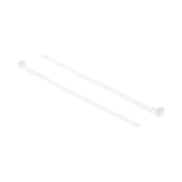 DeLock Kabelbinder, reusable, 15cm, weiß (Packung mit