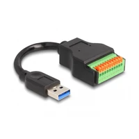 USB-Adapterkabel, USB Typ A Stecker zu 10-poliger