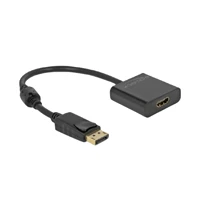 Videoadapter, DisplayPort Stecker eingerastet zu