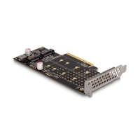 PCI Express x8 Card to 2x internal NVMe M.2 Key M