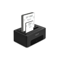 DeLock HDD / SSD Dockingstation Schächte: 2-2,5" / 3,5"