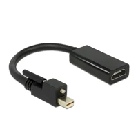DeLock Adapter mini Displayport 1,2Stecker with screw >