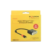 Adapter USB-C Stecker auf DVI-D(SL) Buchse, USB 3
