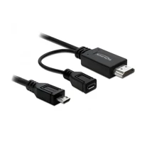 Kabel MHL male > HiSpeed HDMI male + USB-micro B