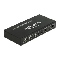 2-fach HDMI KVM-Switch mit USB/Au
