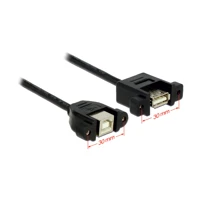 USB-Kabel, USB Buchse bis USB Typ B Buchse, USB 2.0 -