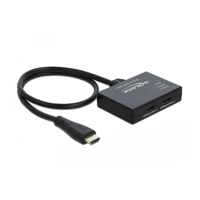 DeLock Video-/Audio-Splitter, 2x HDMI, Desktop