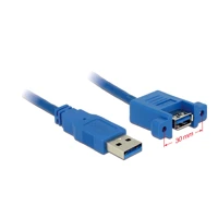 USB 3.0 Typ-A Stecker > USB 3.0 Typ-A Buchse -