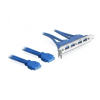 DeLock Slotblende, 4x USB 3.0