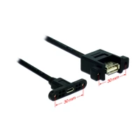 USB-Adapter, Micro-USB Typ B Buchse bis USB Buchse -