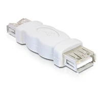 Gender Changer USB, USB Buchse zu USB Buchse, grau
