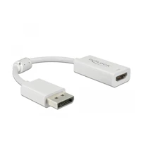 DeLock Videokonverter, DisplayPort, HDMI, weiß