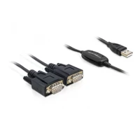 Adapter USB 2.0 > 2x Seriell, Kabel USB /