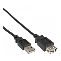 USB-Verlängerungskabel, USB Buchse bis USB Stecker, USB