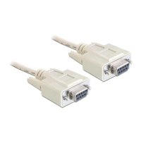 Nullmodemkabel, DB-9 Buchse zu DB-9 Buchse, 5m -