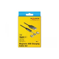 Magnetic, USB-Kabel, USB Stecker, 5V, 2,4A, 1m