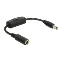 Stromkabel, Gleichstromstecker 5,5x2,5mm Stecker