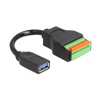DeLock USB-Adapterkabel, USB Typ A Buchse zu 10-poliger