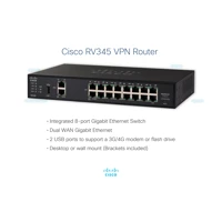 Small Business RV345, Router, GigE, WAN-Ports