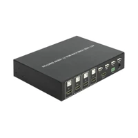 4 in 1 Multiview, KVM-/Audio-/USB-Switch, 4x