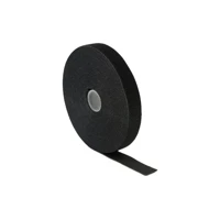 Klettverschluss, 10m, Schwarz