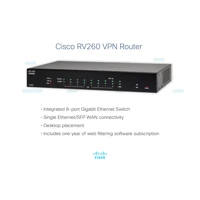 Small Business RV260, Router, 8-Port-Switch, an