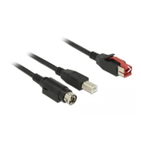 Powered USB-Kabel, USB PlusPower (24 V) Stecker bis