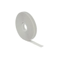 Hook-and-loop fastener, Kabelbinder, 5m, grau