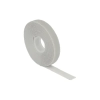 Hook-and-loop fastener, Kabelbinder, 3m, grau