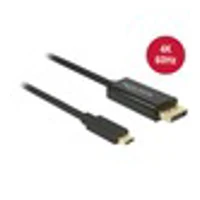 Kabel USB-C (m) -> DP 1.2 (m), 2m