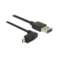 USB-Kabel, USB Stecker gerade bis Micro-USB Typ B Stecker