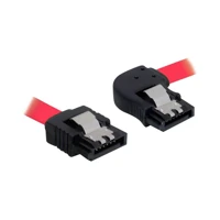 DeLock SATA Kabel rot 0.3m mit Arretieru