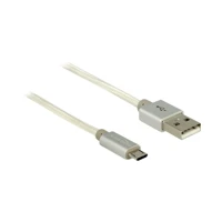 USB-Kabel, Micro-USB Typ B Stecker bis USB Stecker, USB