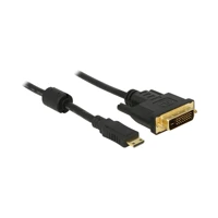 DeLock Videokabel, Dual Link, mini HDMI Stecker bis DVI-D
