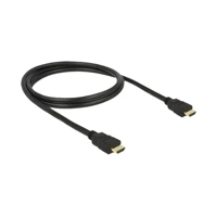 DeLock HDMI mit Ethernetkabel, HDMI Stecker bis HDMI Stecker, 1